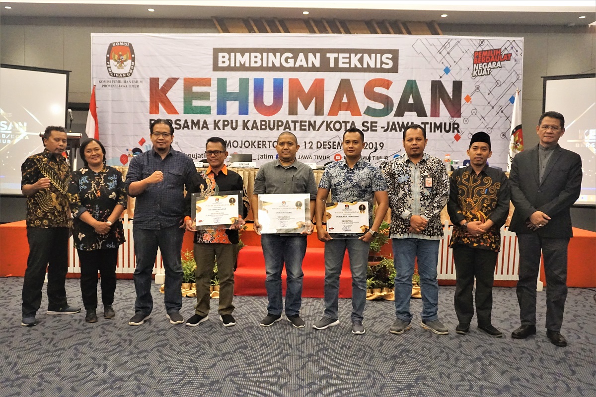 Bimtek Kehumasan bersama KPU Kabupateh/ Kota se-Jawa Timur (Mojokerto, 10-12 Desember 2019)